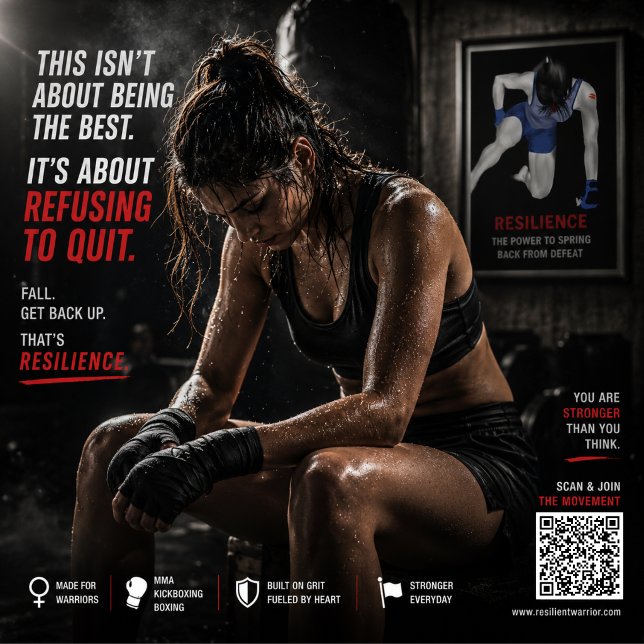 Póster Resiliência - O poder de se recuperar da derrota (Criador carregado)