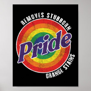 Poster Resista a Trump Remova Manchas Laranja Teimosas Or
