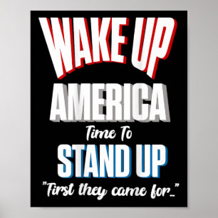 Poster Resista Acorde América Hora De Se Levantar Primeir