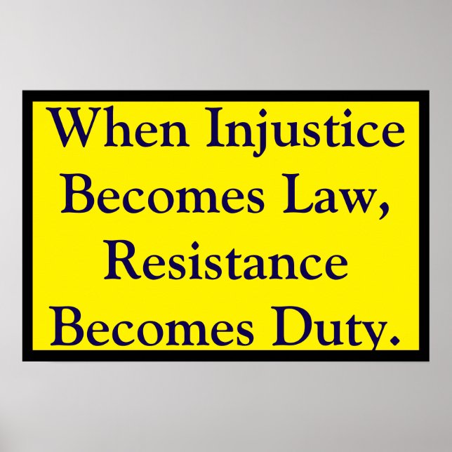 Poster Resistance Becomes Duty (Frente)