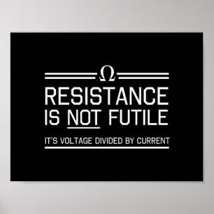 Póster Resistance Is Not Futile