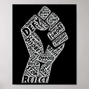 Poster #resiste a bomba anti-travessura