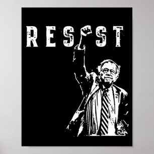 Poster Resiste Bernie Sanders Liberdade Serviço Nacional 