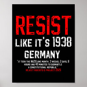 Poster Resiste Como Se A Alemanha Rejeitasse O Projeto Fa