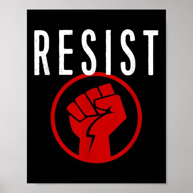 Poster Resistência À Camisa De Pressão - Faça Parte Da Re (Frente)