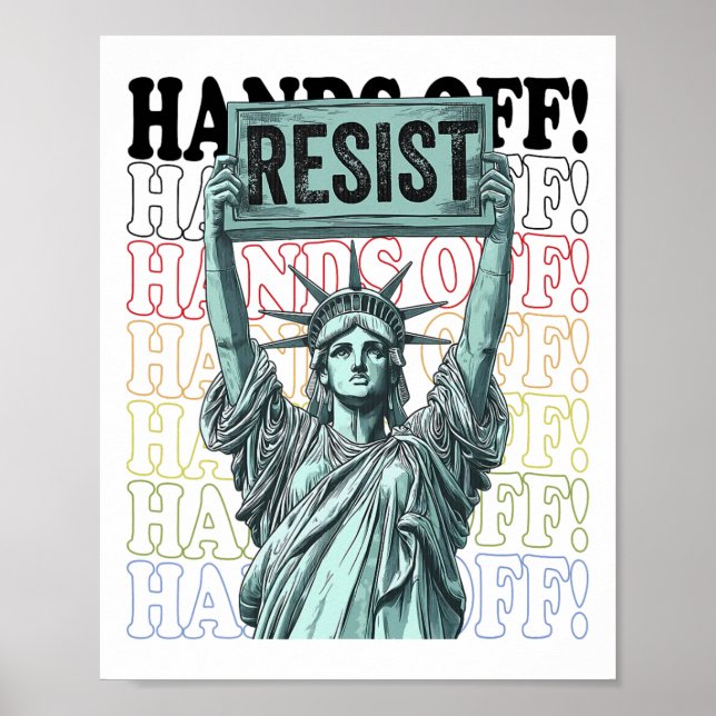 Poster Resistência À Estátua Da Resistência Da Liberdade  (Frente)