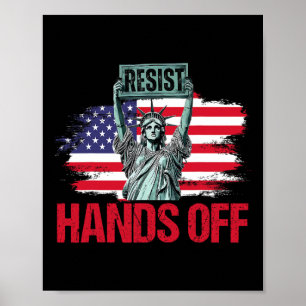 Poster Resistência À Estátua Da Resistência Da Liberdade