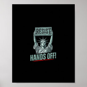 Poster Resistência À Estátua Da Resistência Da Liberdade 