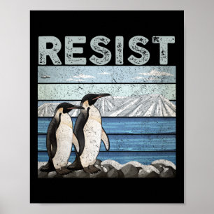 Poster Resistência ao Ativismo do Pinguim