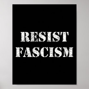 Poster Resistência ao fascismo