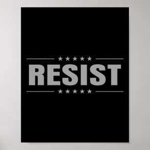Poster Resistência Ao Trump Protesto Anti-Político Nós, P
