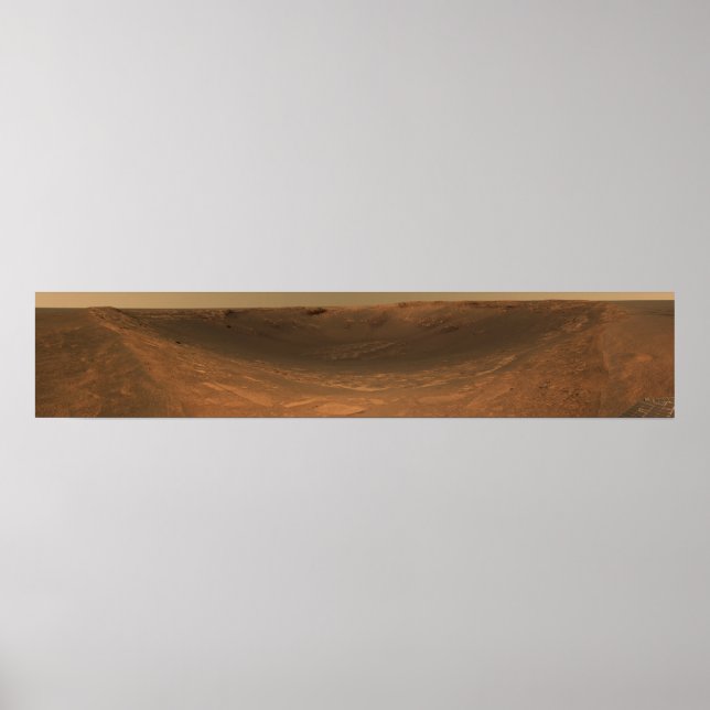 Poster Resistência da cratera de impacto na superfície de (Frente)