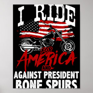 Poster Resistência de motociclista anti-Trump contra Espo
