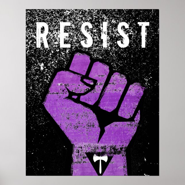 Poster Resistência Lésbica (Frente)