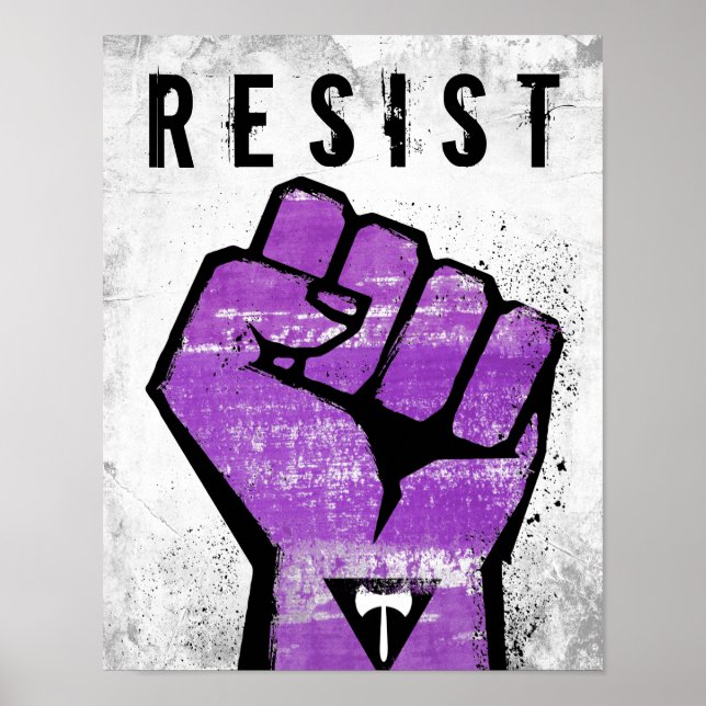 Poster Resistência Lésbica (Frente)