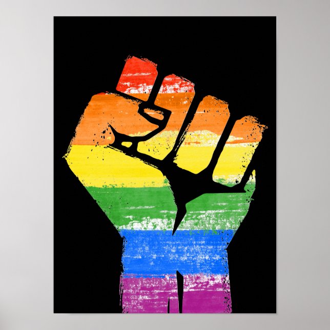 Poster Resistência LGBT (Frente)