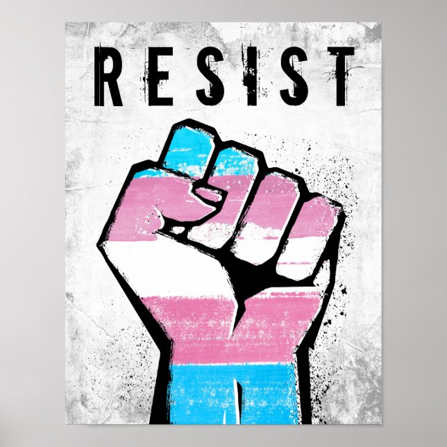 Poster Resistência Trans (Frente)