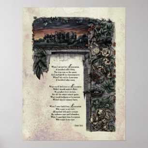 Poster résistente da arte do Victorian de