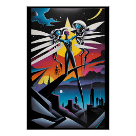 Póster Resistindo aos Anjos da Fortuna