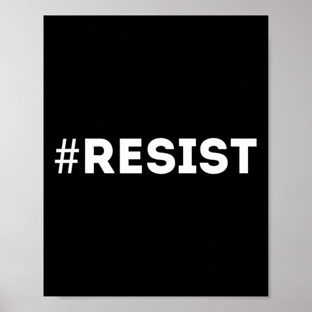 Poster #resistir (Frente)
