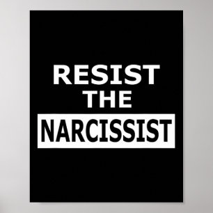 Poster Resistir à Psicologia do Narcisista 