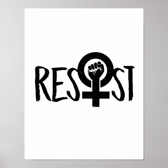 PÓSTER RESISTIR E LUTAR. (Frente)