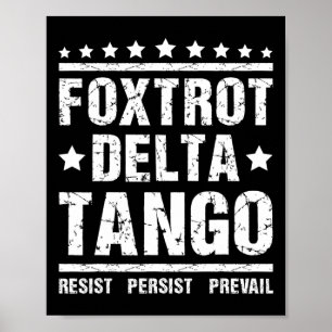 Poster Resistir - Persistir Meme Republicano Engraçado Fo