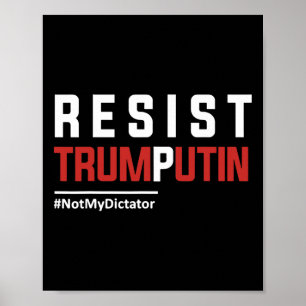 Poster Resistir Trump Putin 