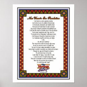 Poster Resolução de Véspera de Ano Novo