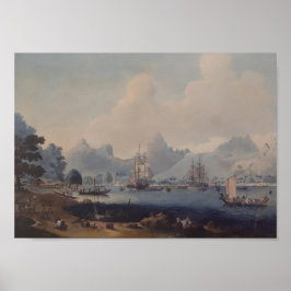 Poster Resolução e descoberta do Vintage HMS em Morea