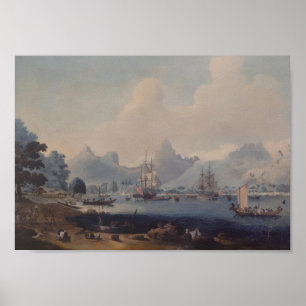 Poster Resolução e descoberta do Vintage HMS no Morea