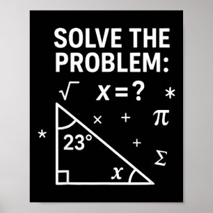 Poster Resolva O Problema Divertido Matemática 67 Meme Pr