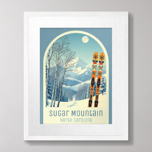 Poster Resort Sugar Mountain Carolina do Norte