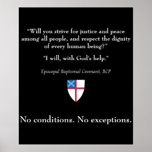 Poster Respeite a dignidade de todos os seres humanos