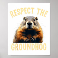 Respeite A Foto Do Groundhog Woodchuck Para Ground