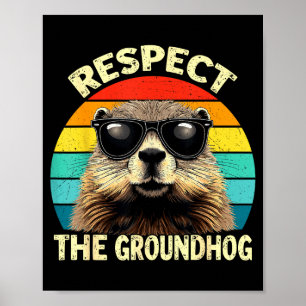 Poster Respeite o Amante do Roedor Vintage Animal Terra