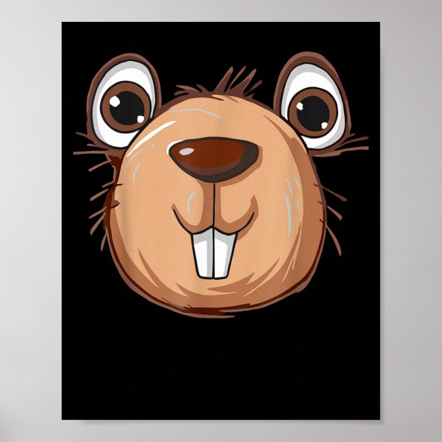 Poster Respeite o Dia do Groundhog Dia do Ground Hog Filt (Frente)