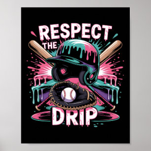 Poster Respeite O Drip Bysebyll Sorvete Drip Capacete Por