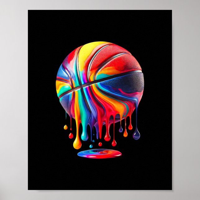 Poster Respeite O Drip Sketll Ll Hoop Slam Dunk  (Frente)