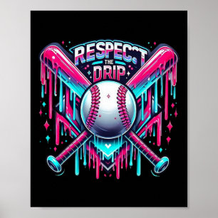Poster Respeite O Gotejamento Bysebyll Home Plate Sorvete