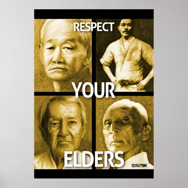 Poster Respeite seus idosos (poster grande) (Frente)