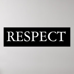 Póster Respeito