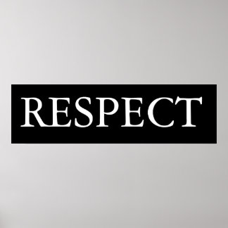 Póster Respeito