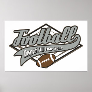 Póster Respeito do futebol