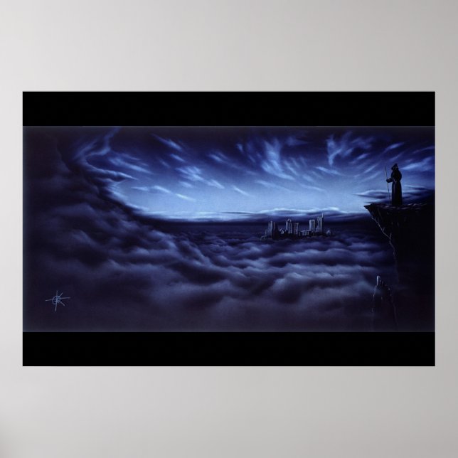 Poster Respira fundo a escuridão (Frente)