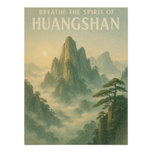Póster Respira o Espírito de Huangshan