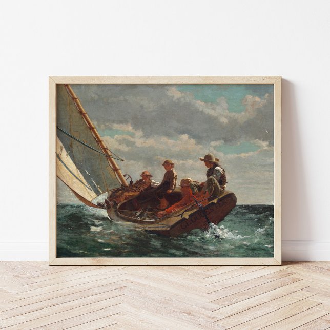 Poster Respiração (Um Vento Justo) | Winslow Homer (Criador carregado)