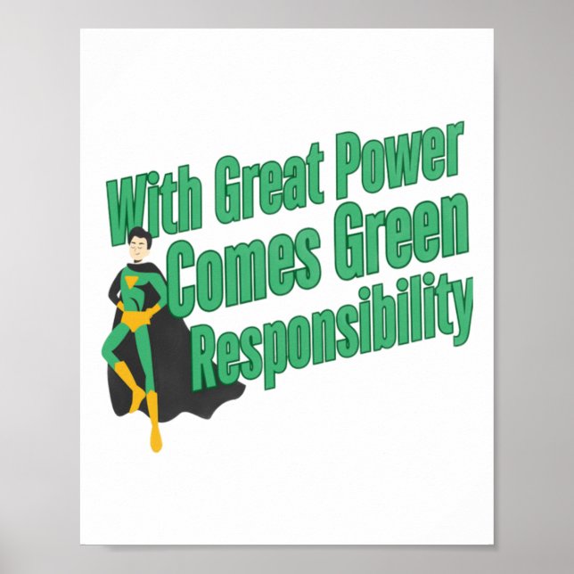 Poster Responsabilidade Verde (Frente)