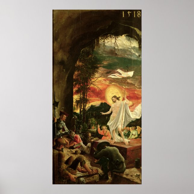 Poster Ressurreição do Cristo, 1518 (Frente)