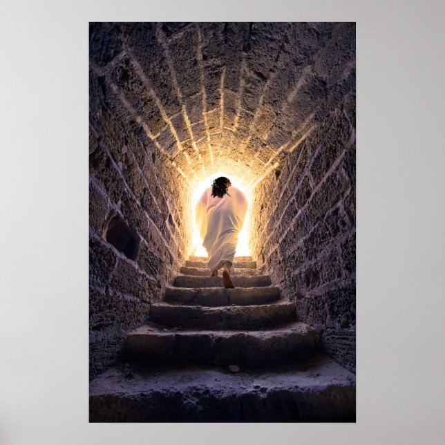 Póster Ressurreição do Cristo de Jesus (Frente)